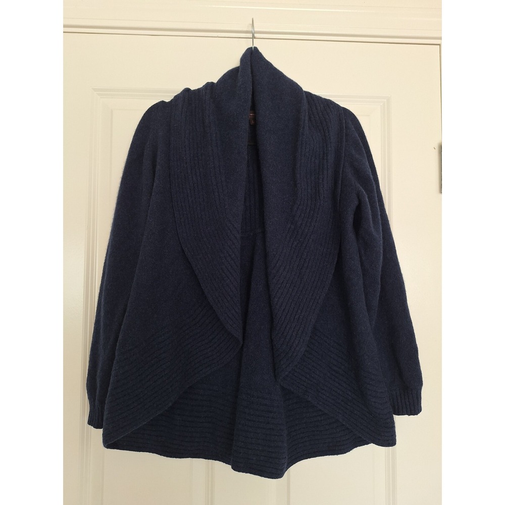 Rani Arabella cashmere open cardigan sweater Loro Piana 100% cashmere size L